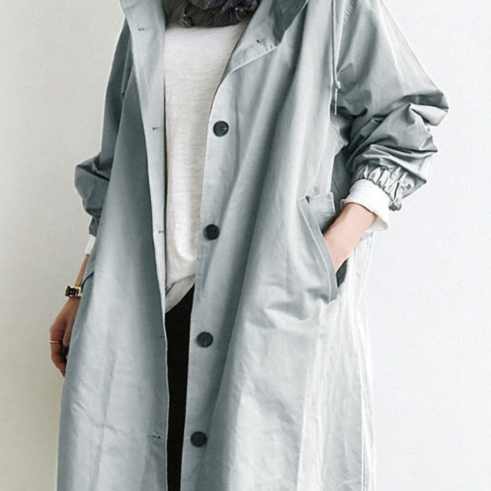 Geoffrey | Manteau long imperméable pour femme