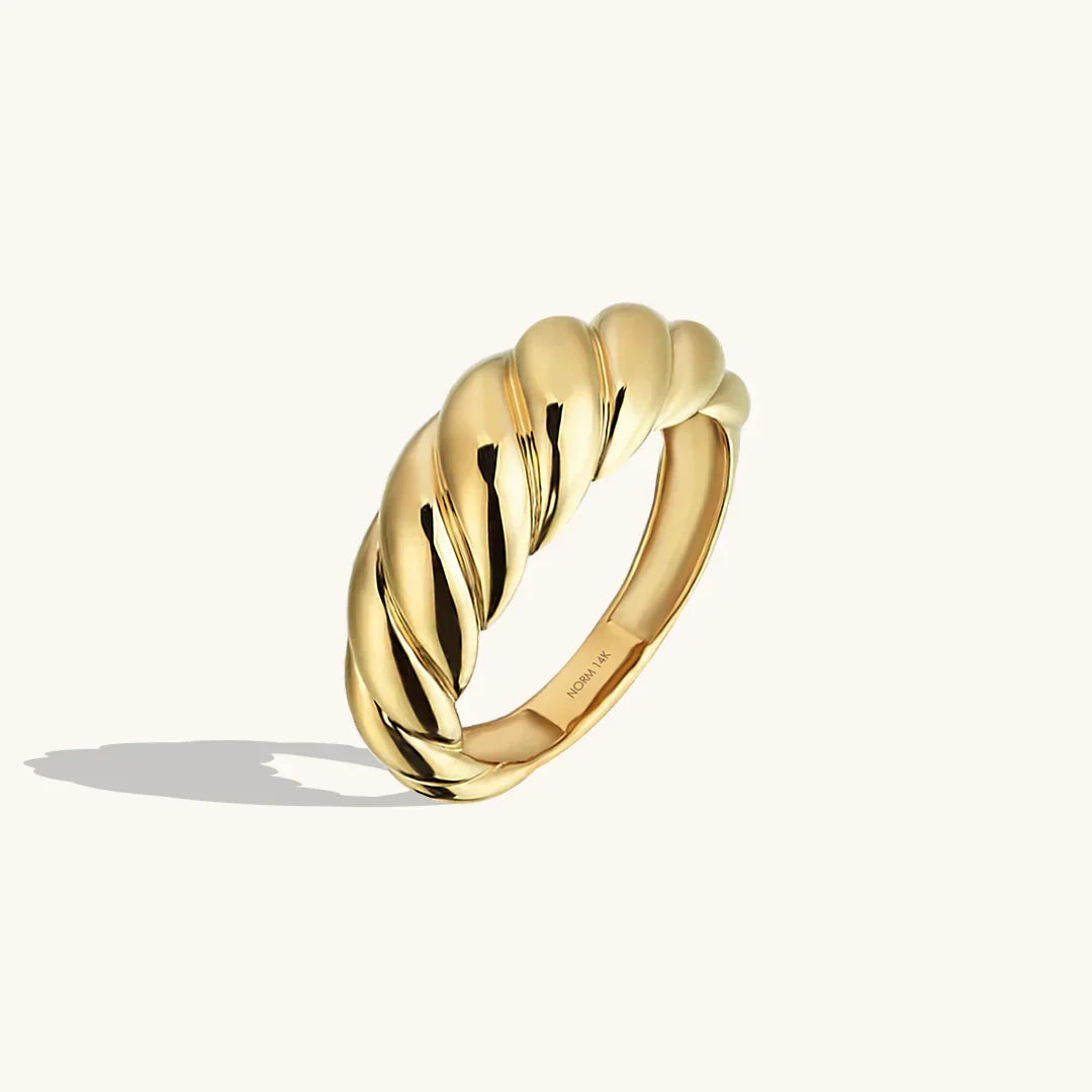 Bague Croissant en Or | Or