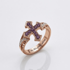 BAGUE EN DIAMANT VIOLET PAR SA GRÂCE