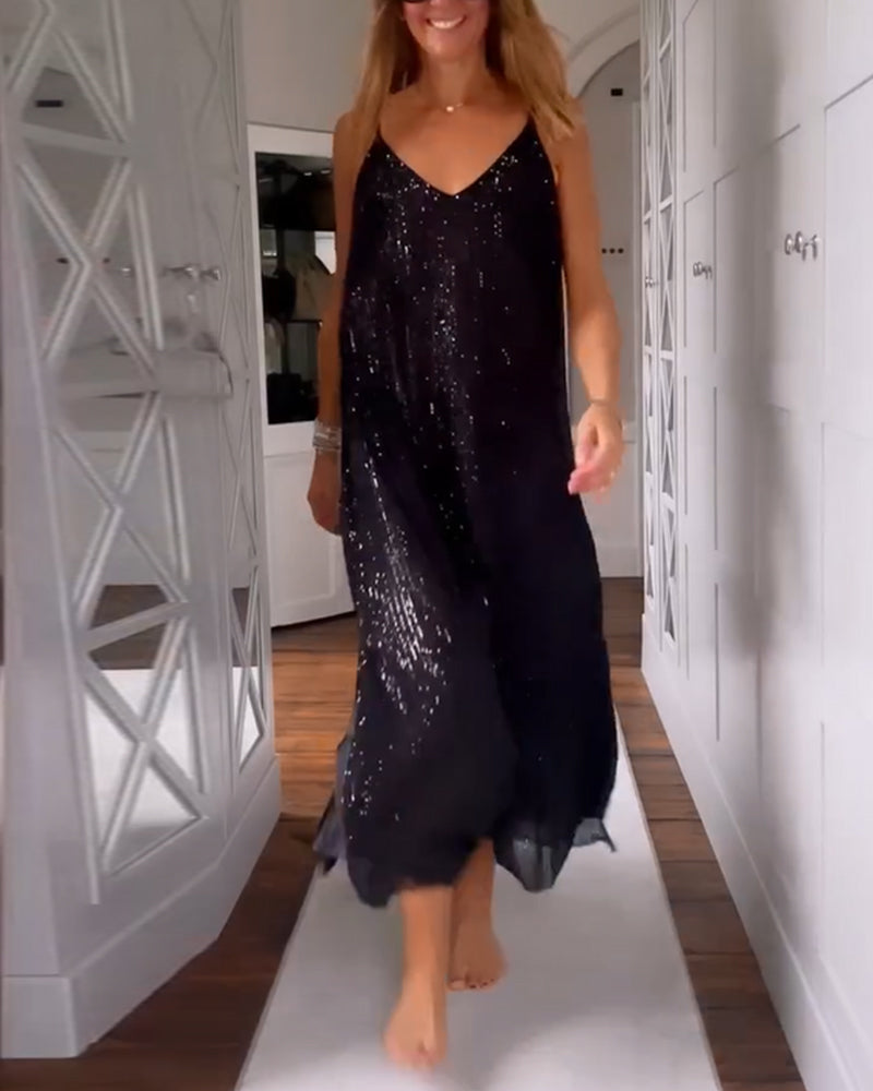 Robe polyvalente à sequins