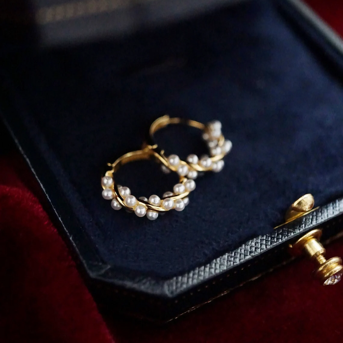 Boucles D'Oreilles En Perles Tordues
