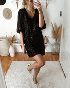 Robe de fête à col