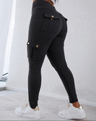 Pantalon taille haute avec poche et séchage rapide