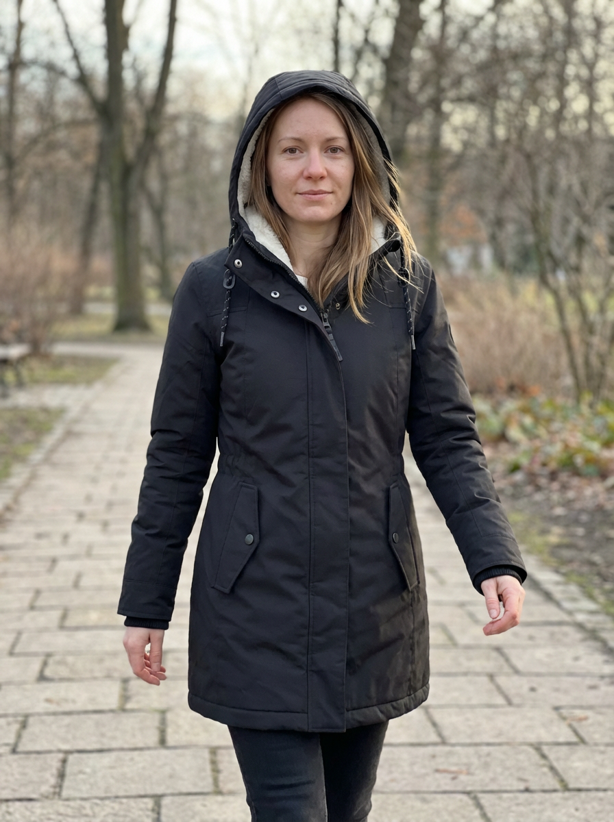 Éliane – manteau d’hiver long imperméable pour femmes, chaud et élégant