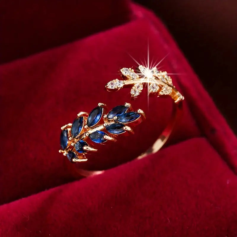 Bague en Or Saphir Vivant