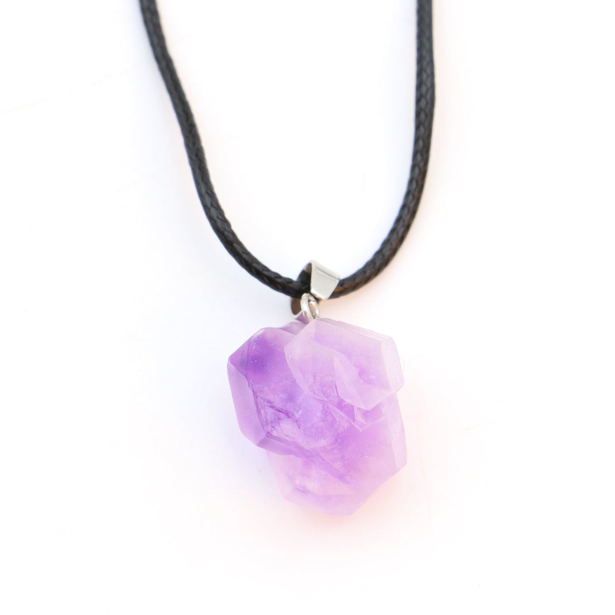 Collier en Améthyste Rose