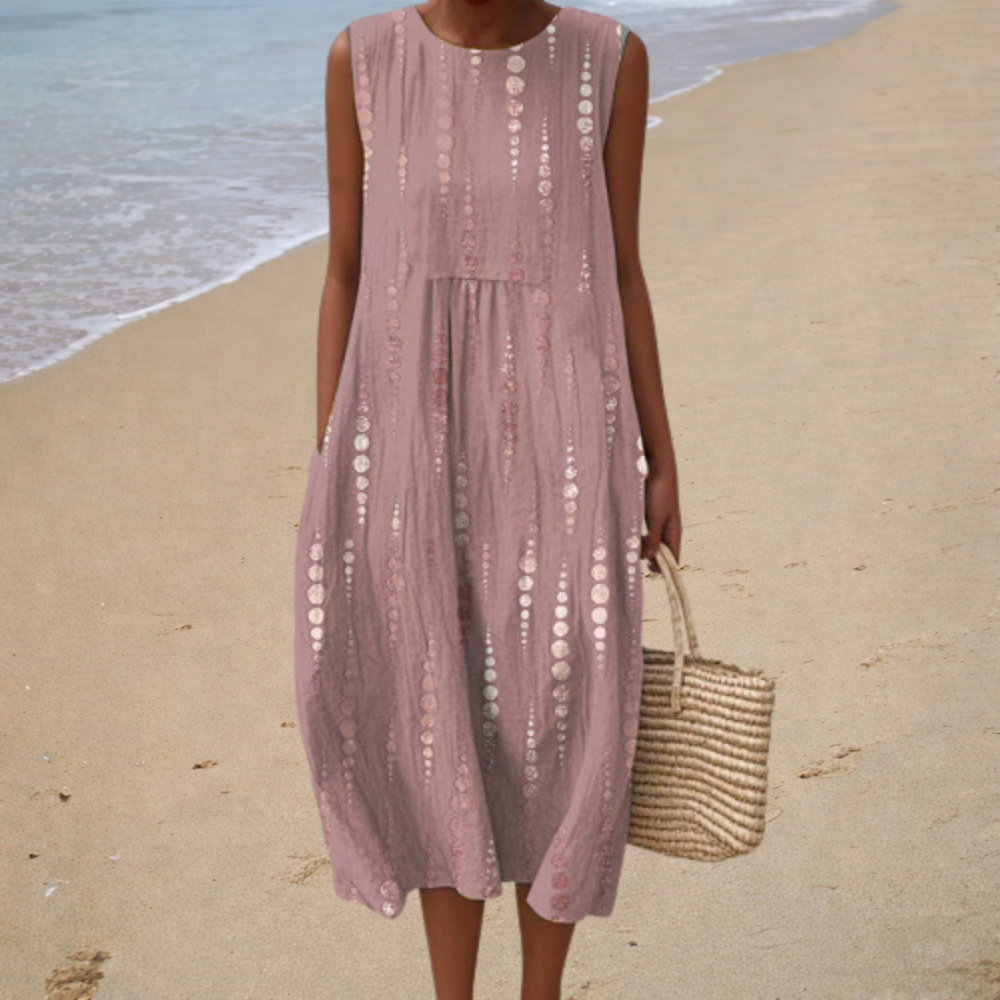 Robe d’Été Confortable Sans Manches