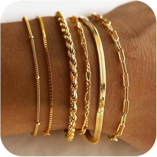 Ensemble de Bracelets Isabella | Or
