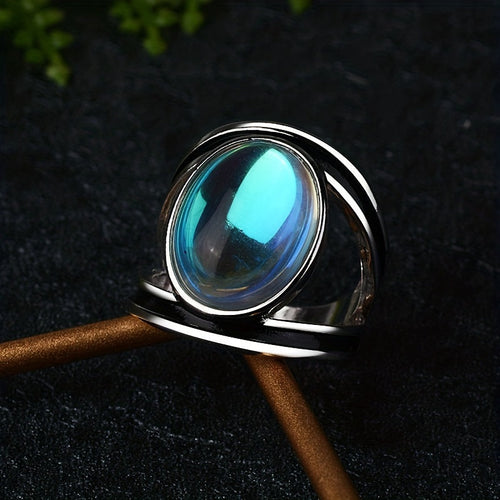 Bague magique avec pierre de lune
