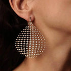 Boucles d'oreilles Vintage Globe avec zircon