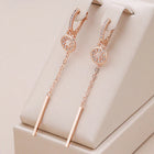 Boucles d'oreilles en sequins dorés