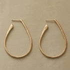 Boucles d'oreilles créoles vintage en or
