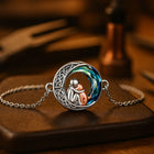 Bracelet ajustable avec pendentif de chien en argent sterling