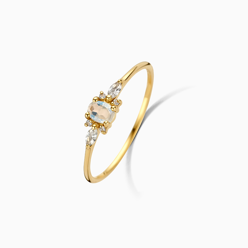 Bague Pierre de Lune Musa | Or