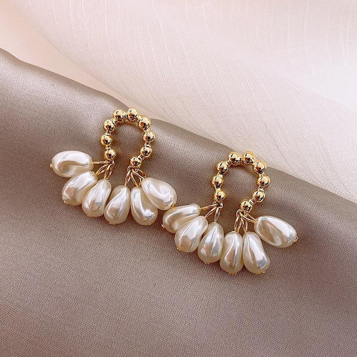 Boucles d'oreilles avec perles baroques
