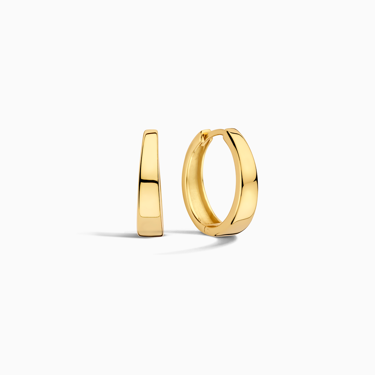Boucles d'oreilles en anneau Gia | Or