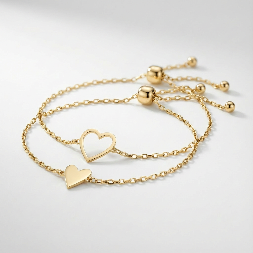 Bracelet Cœurs Assortis “Amour”
