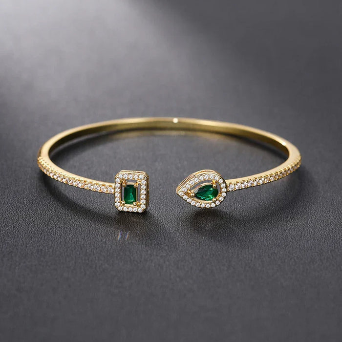 Bracelet Émeraude Brillante