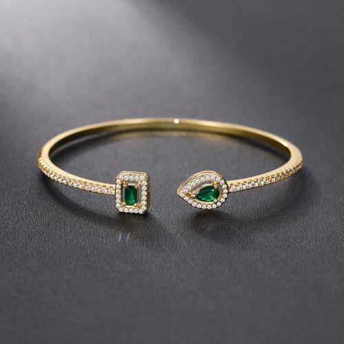 Bracelet Émeraude Brillante