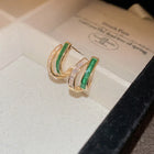 Boucles d'oreilles Flora en Or Élégant