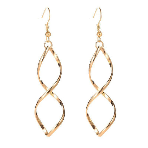 Boucles d'oreilles Spirale Dorée | Or