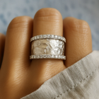 Bague Vintage Argentée avec Zirconia