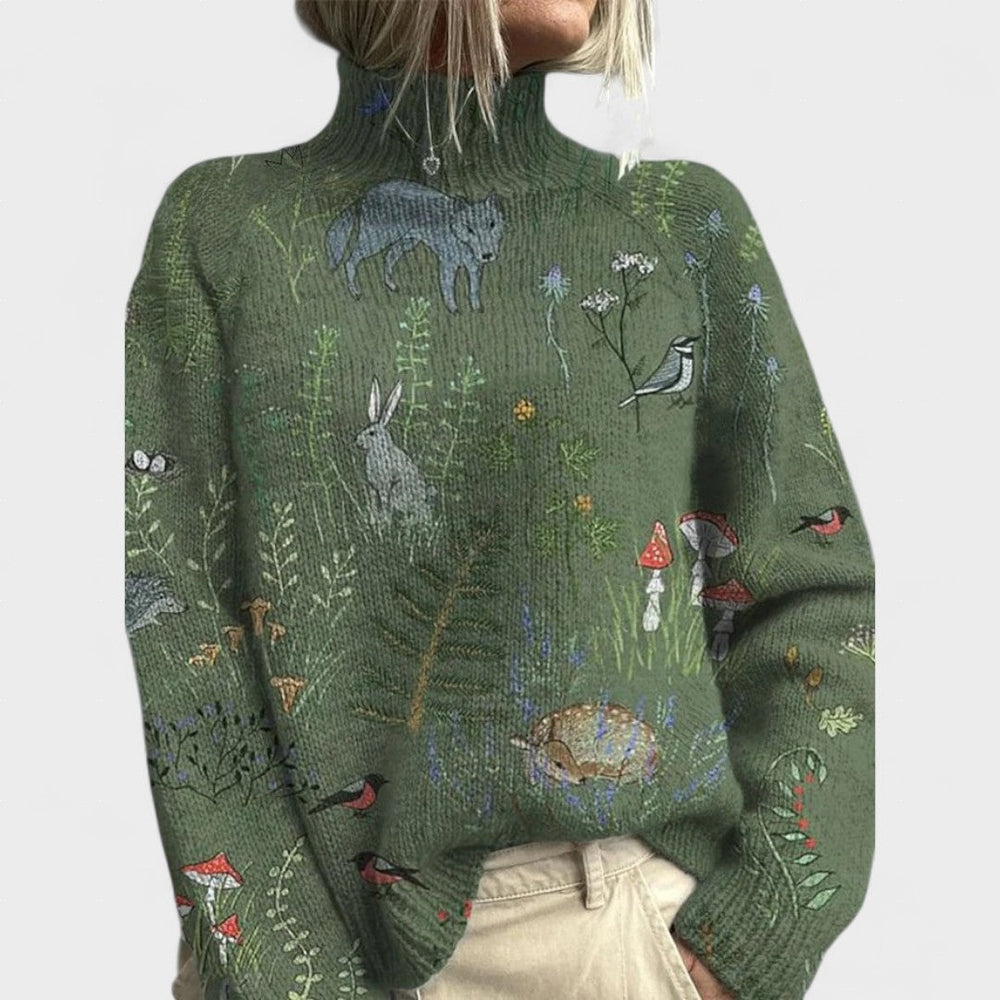 Vera™ | Pull à col montant chaud et élégant