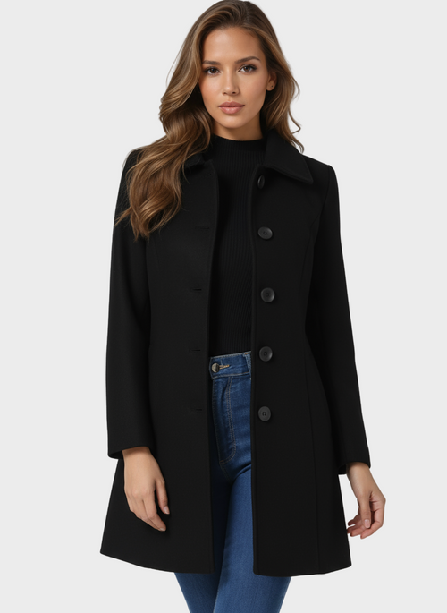 Josephine - Trench coat d'hiver pour femme avec un bouton