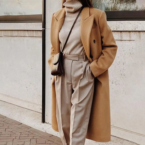 Jacquelyn | Manteau trench à double boutonnage pour femme