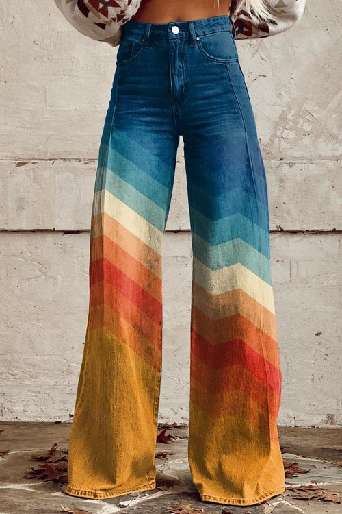 Calista - Pantalons Vintage Boho