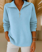 Pull Tendance À Demi-Zip