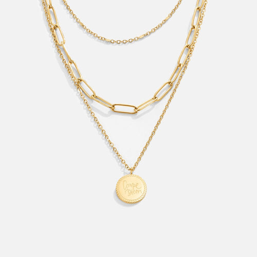 Collier à plusieurs couches avec des pièces Janie