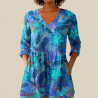 Riley - Blouse longue imprimée