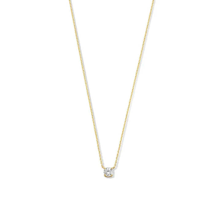 Collier Cléa Pierre Moissanite | Or