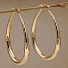 Boucles d'oreilles vintage exclusives dorées