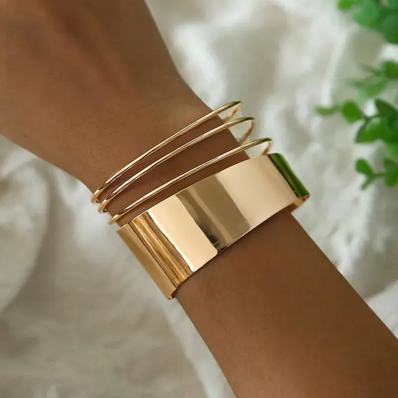 Bracelet vintage classique en or
