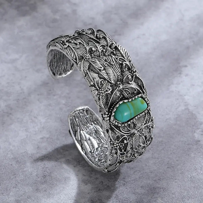 Bracelet vintage en pierre turquoise
