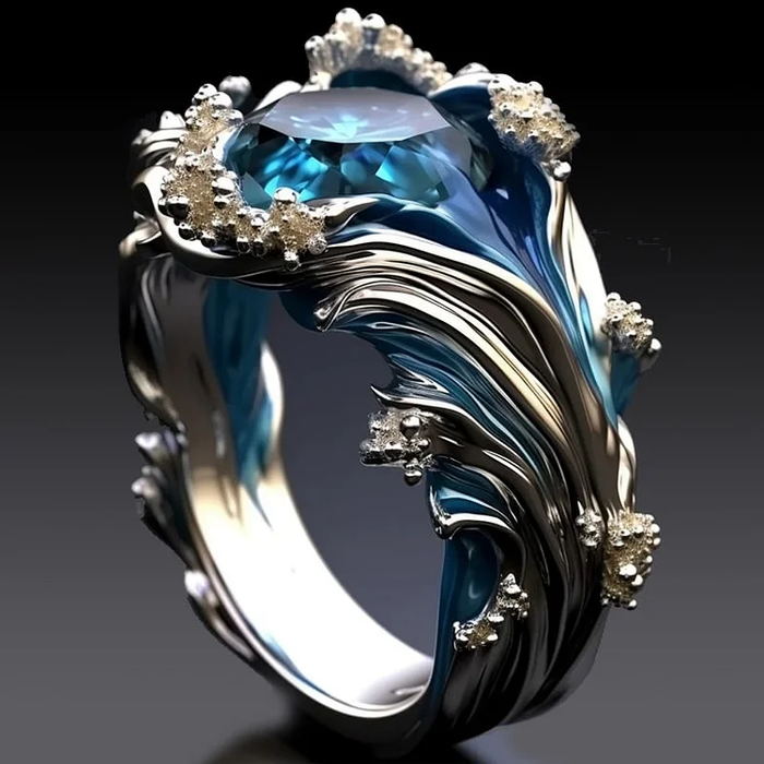 Bague Vintage de l'Océan