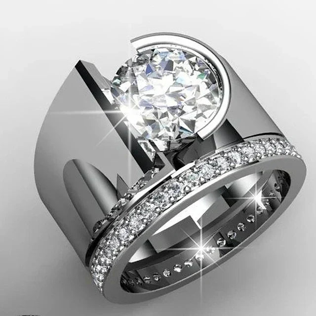 Bague Argent Vintage Élégante