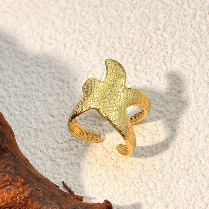 Bague Vintage Étoile de Mer (Ajustable)