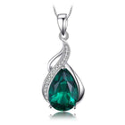 Collier Leônia avec pierre émeraude