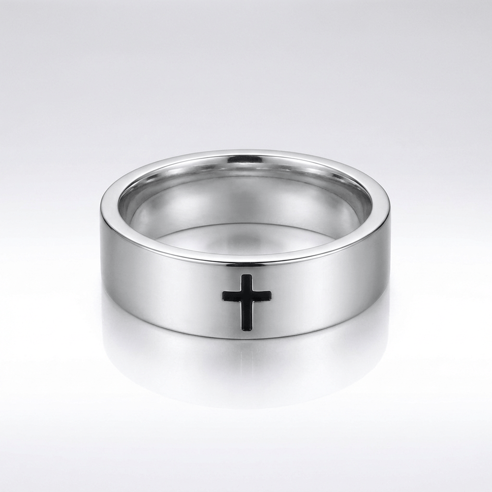 BAGUE CROISÉE UNISEXE EN ARGENT