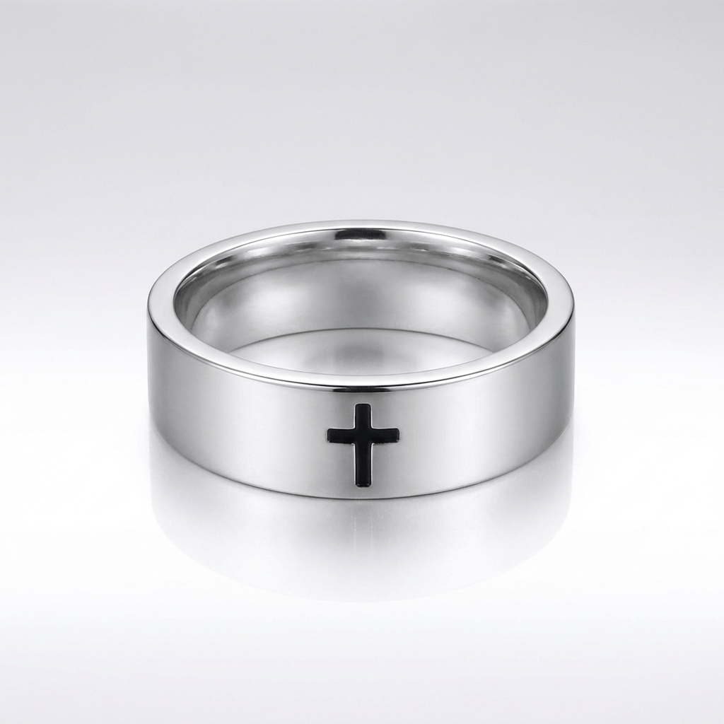 BAGUE CROISÉE UNISEXE EN ARGENT