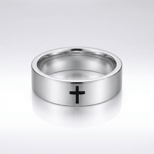 BAGUE CROISÉE UNISEXE EN ARGENT