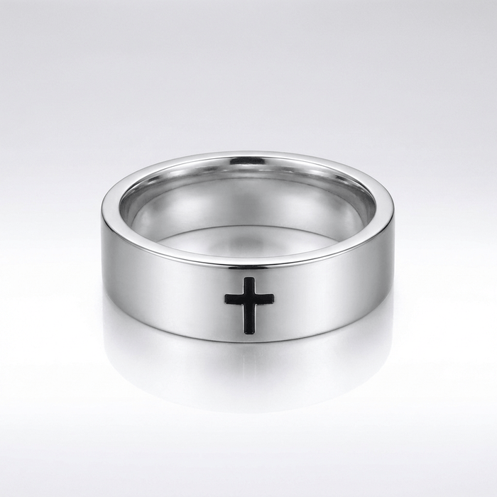 BAGUE CROISÉE UNISEXE EN ARGENT