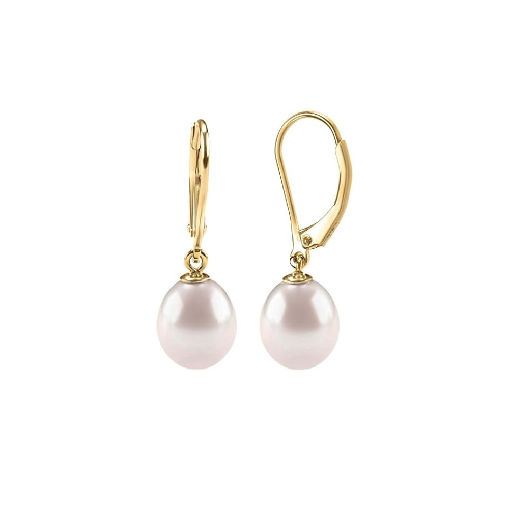 Boucles d'oreilles Perle Élégante | Or