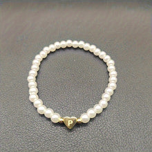 Bracelet Élégant en Cœur avec Initiale