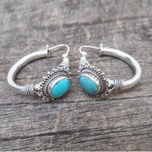 Boucles d'oreilles Turquoise Vintage