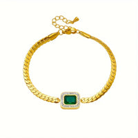 Bracelet Émeraude Divine