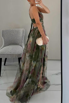 Robe d’été fluide à imprimé fleuri – silhouette féminine et légère